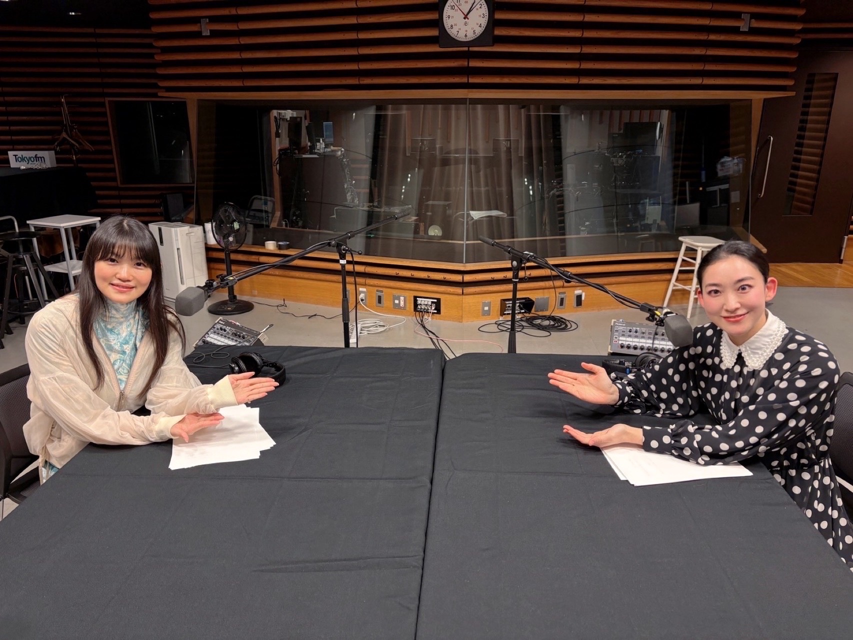 TOKYO FM「Memories & Discoveries」2026年1月出演時のスタジオ写真
